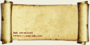 Una Vujačić vizit kartica